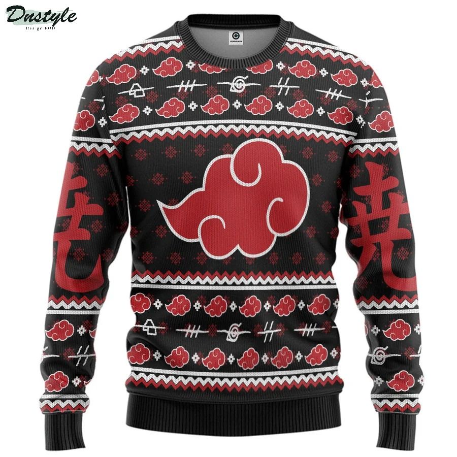 Naruto Akatsuki Ugly Christmas Sweater 1