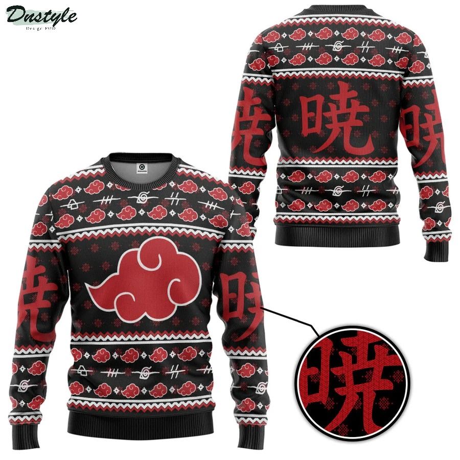 Naruto Akatsuki Ugly Christmas Sweater 2