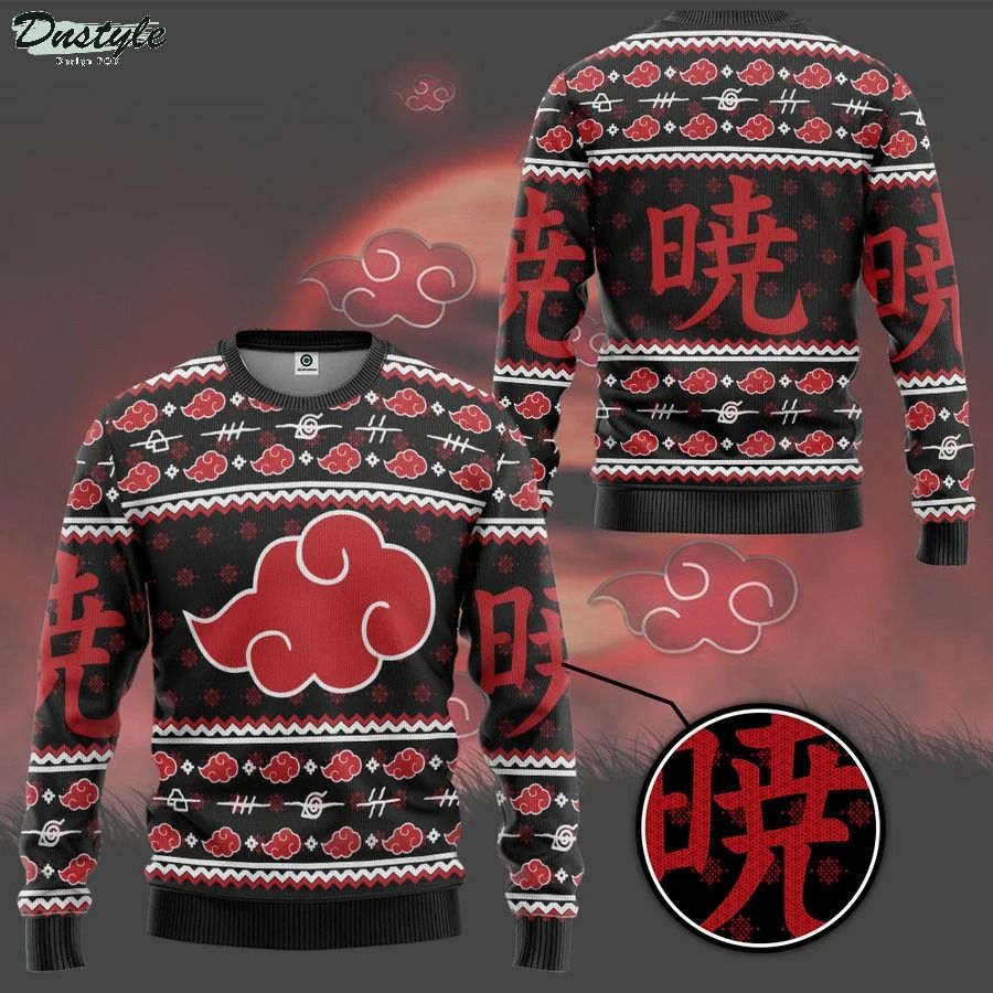 Naruto Akatsuki Ugly Christmas Sweater