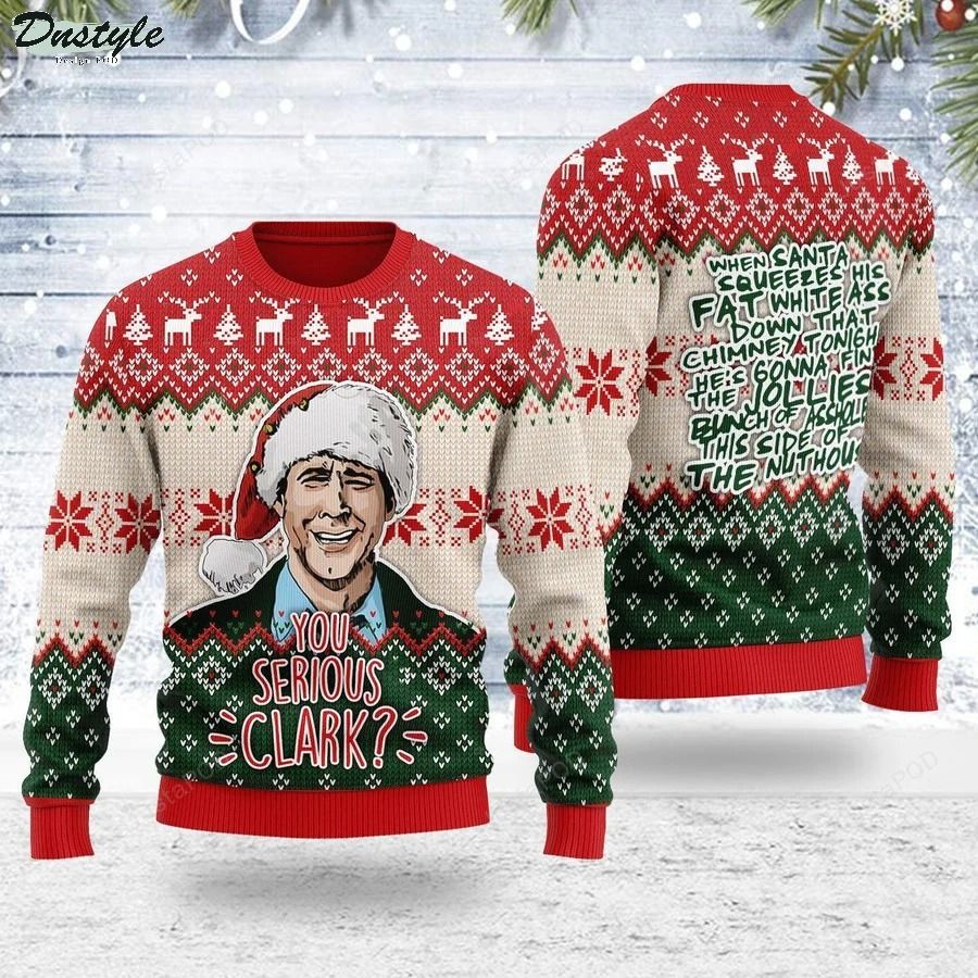 National lamp christmas vacation you serious clark ugly christmas sweater