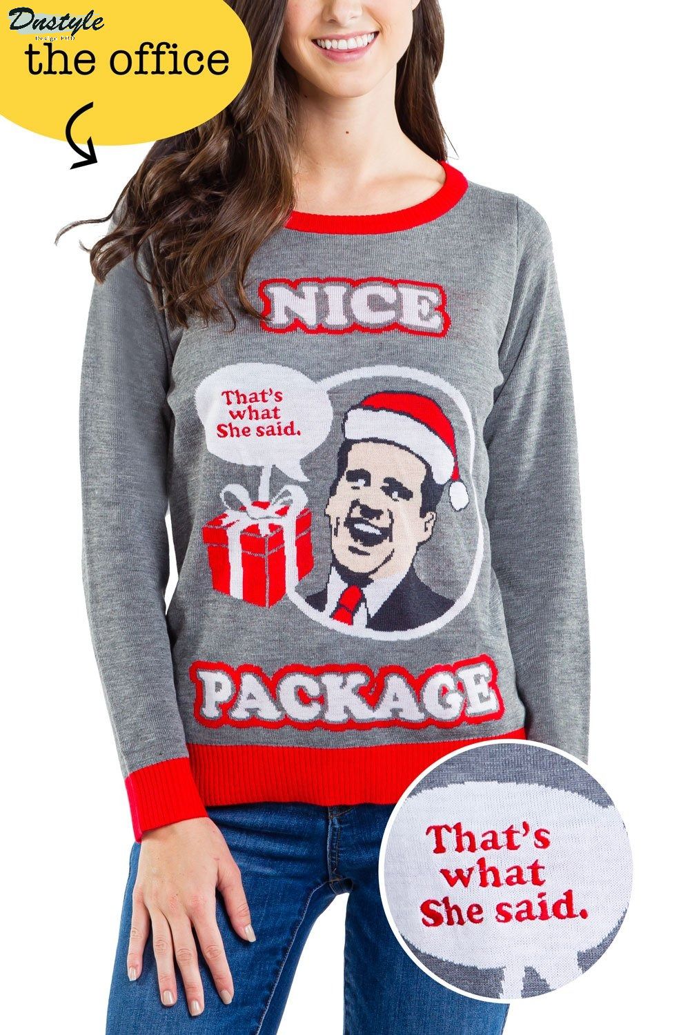 Nice Package Michael Scott ugly christmas sweater