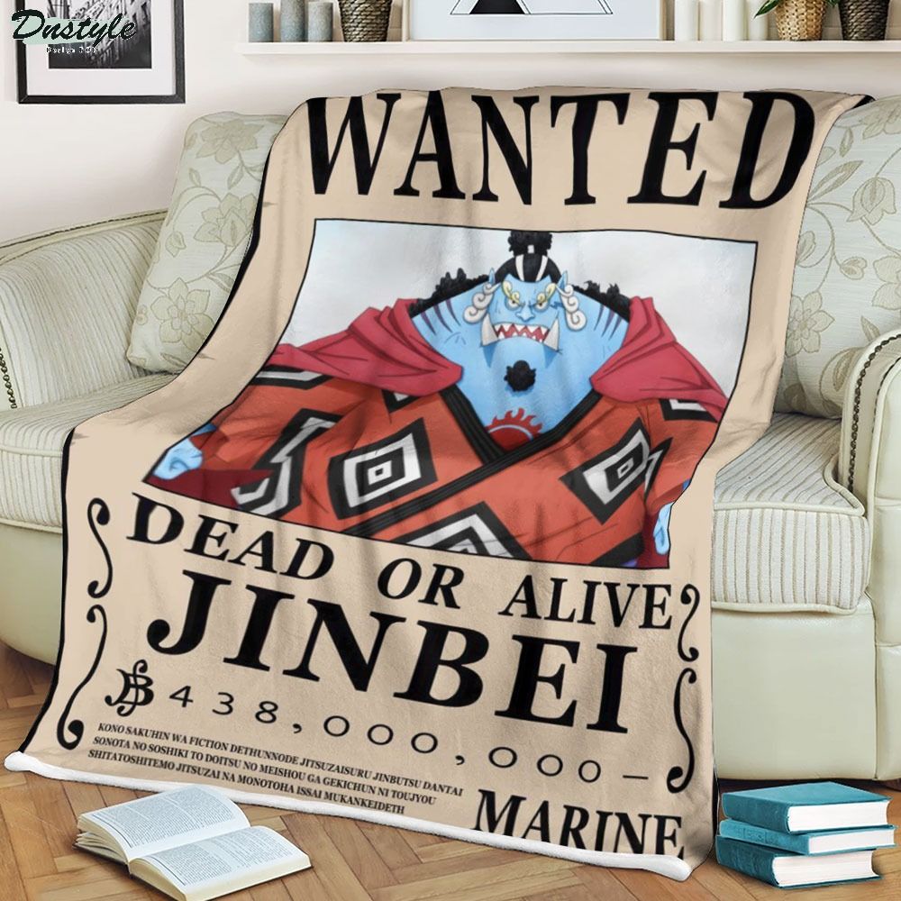 One piece Jinbei Wanted soft blanket