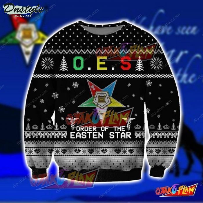 Order Of The Eastern Star ugly christmas sweater