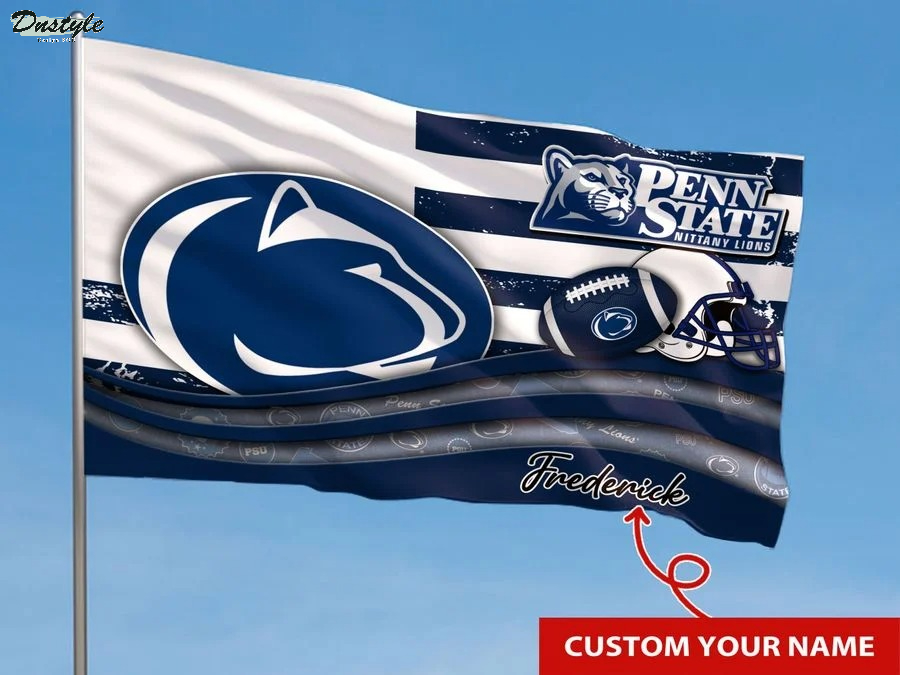 Penn state nittany lions NCAA custom name flag 1