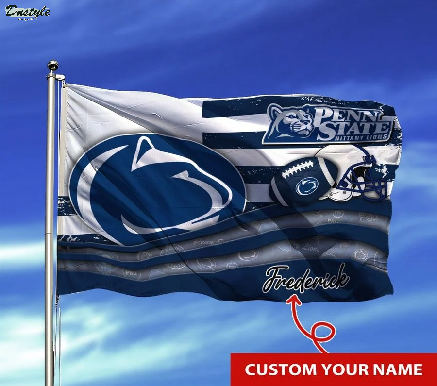 Penn state nittany lions NCAA custom name flag