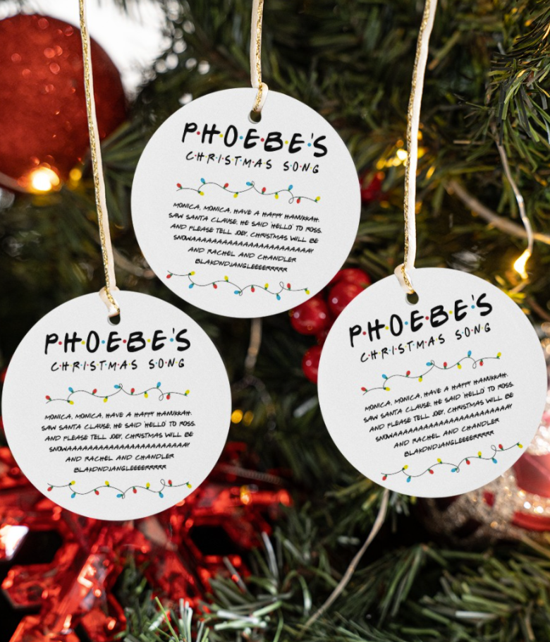 Phoebe's christmas song Christmas Ornament