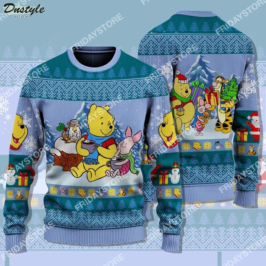 Pooh And Piglet Christmas Ugly Sweater