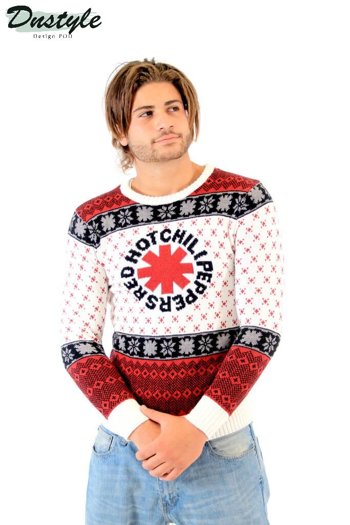 Red Hot Chili Peppers Ugly Christmas Sweater 1