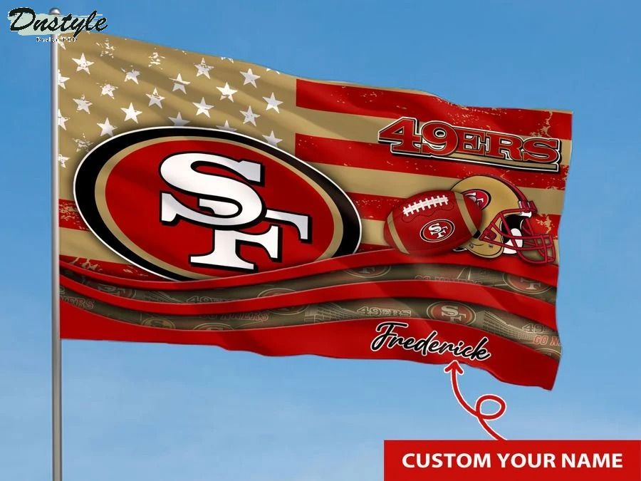 San francisco 49ers NFL custom name flag 1