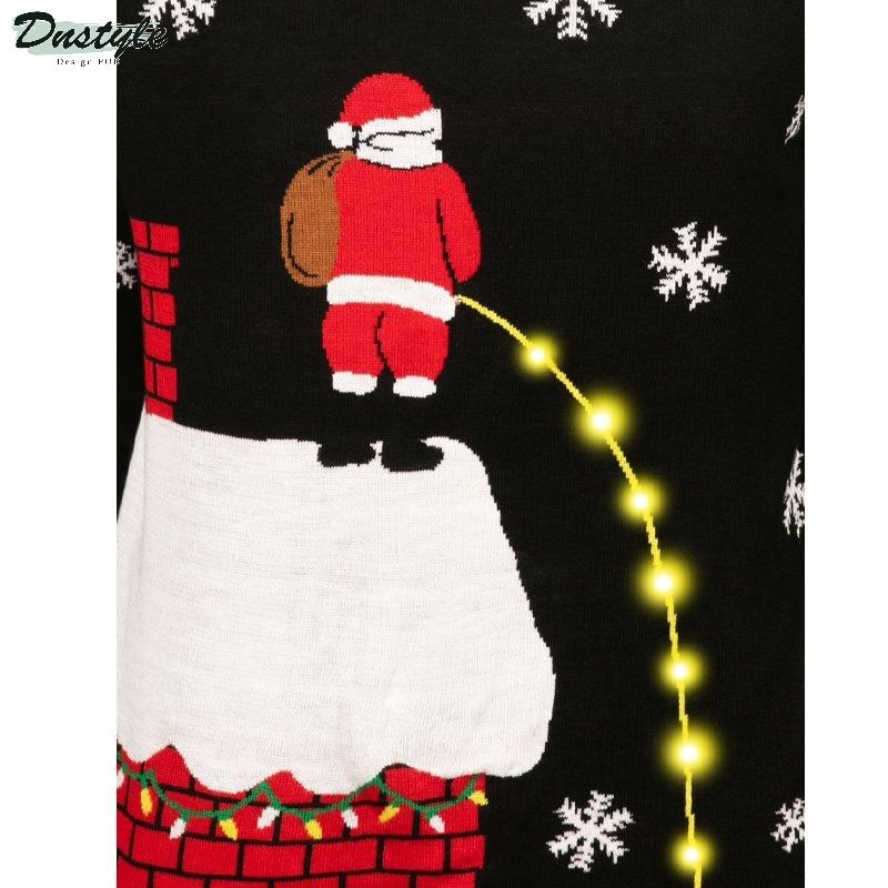 Santa claus drunk ugly christmas sweater 2