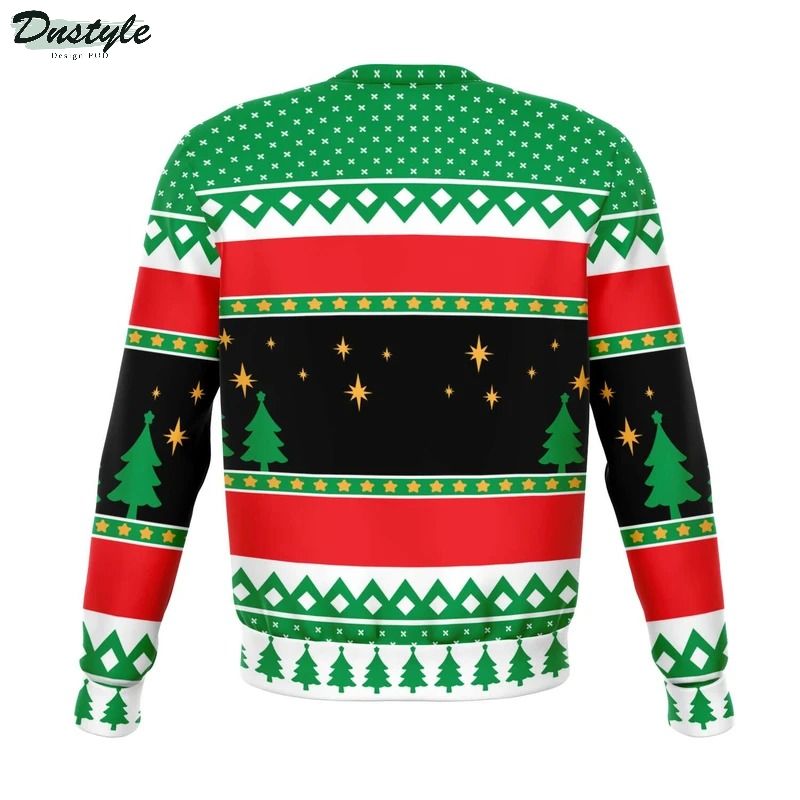 Santa claus your gift’s in the box ugly christmas sweater