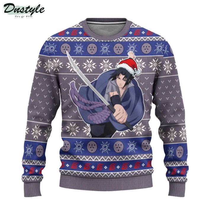 Sasuke Rinnegan Ugly Christmas Sweater 2