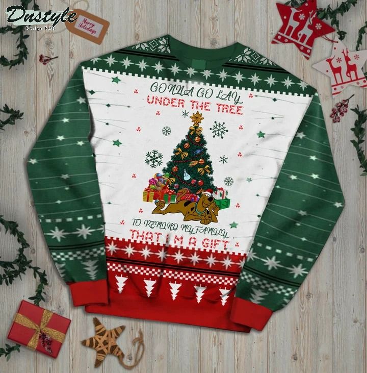 Scooby doo gonna go lay under the tree ugly christmas sweater