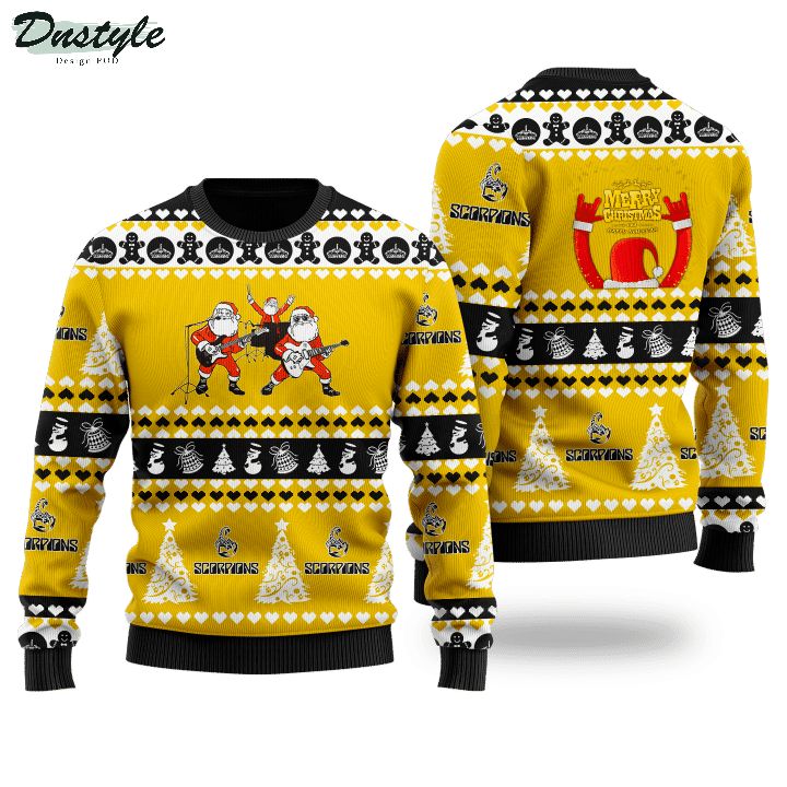 Scorpions 3d all over printed wool ugly sweater