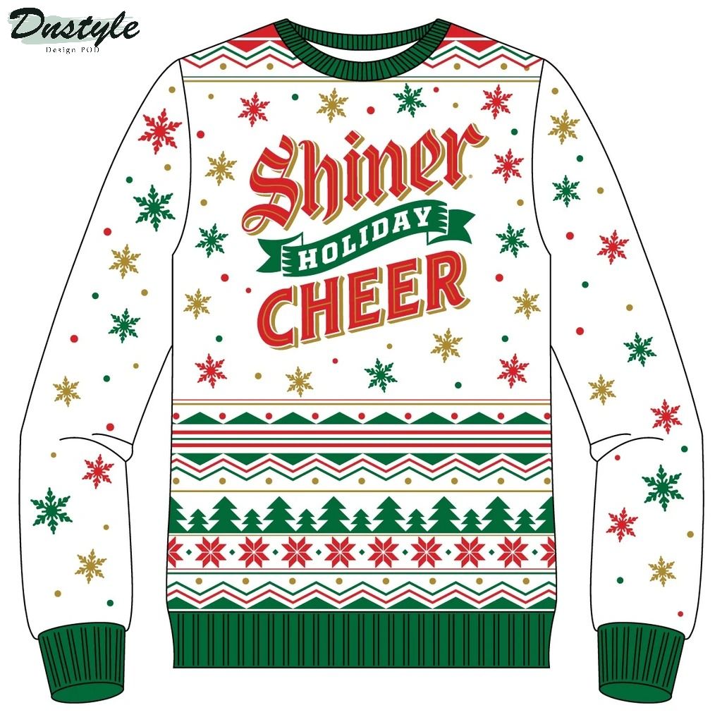 Shiner holiday cheer ugly christmas sweater