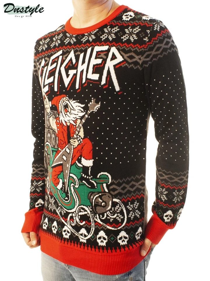 Sleigher Krampus Band Ugly Christmas Sweater 2