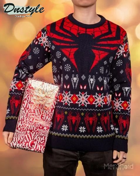Spider-Man Tis The Season To Be Spidey Ugly Christmas Sweater 1