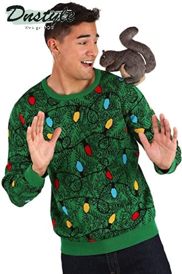 Squirrel in The Christmas Tree Unisex Ugly Sweater