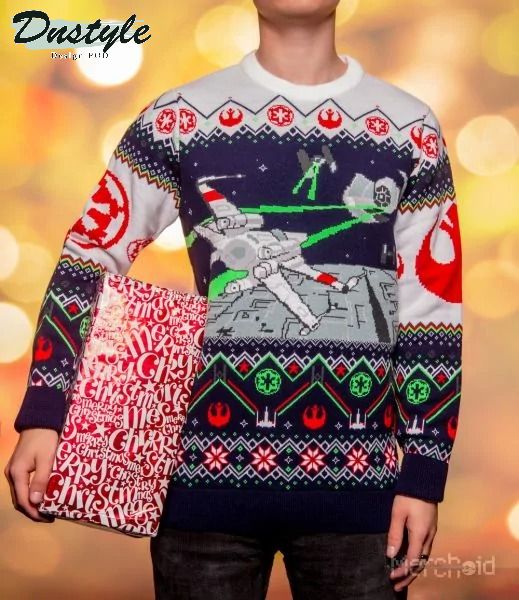 Star Wars X-Wing vs TIE Fighter Ugly Christmas Sweater 1