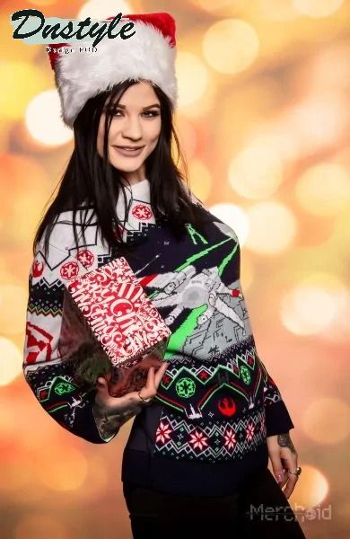 Star Wars X-Wing vs TIE Fighter Ugly Christmas Sweater 2