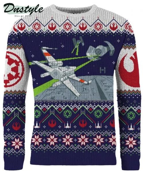 Star Wars X-Wing vs TIE Fighter Ugly Christmas Sweater