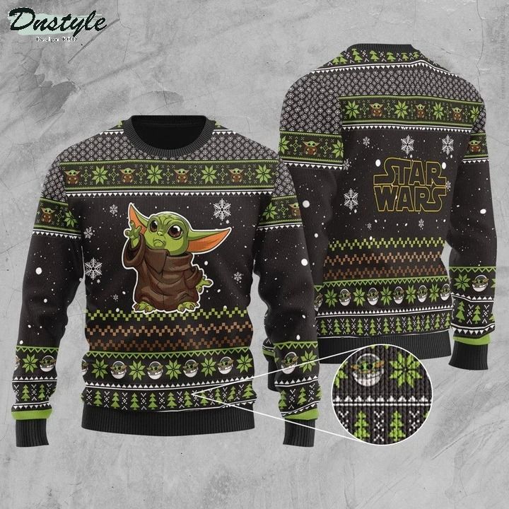 Star wars yoda ugly christmas sweater