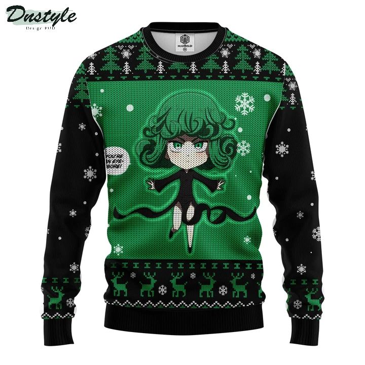 Tatsumaki One Punch Man Ugly Christmas Sweater