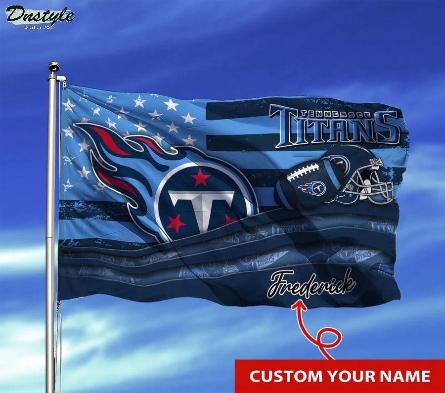 Tennessee titans NFL custom name flag