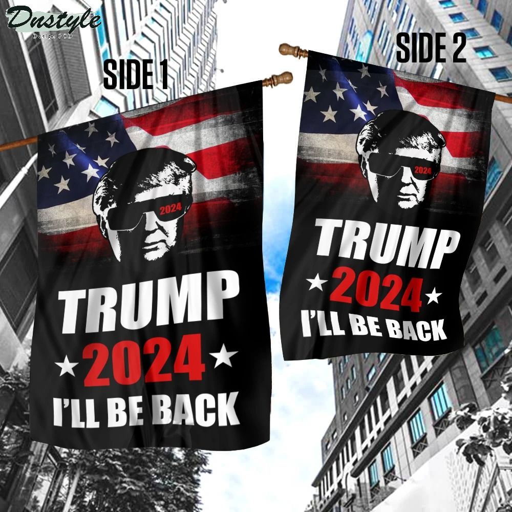 Terminator Trump 2024 I'll be back flag 1