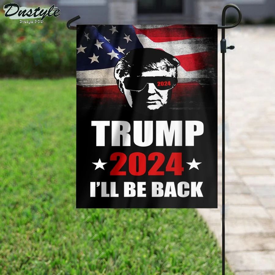 Terminator Trump 2024 I'll be back flag 2