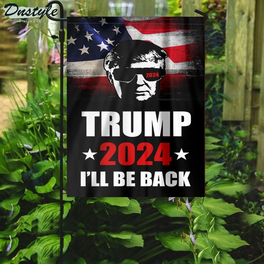 Terminator Trump 2024 I'll be back flag 3