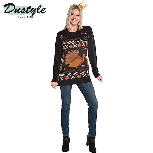 Thanksgiving Feast Ugly Christmas Sweater 1