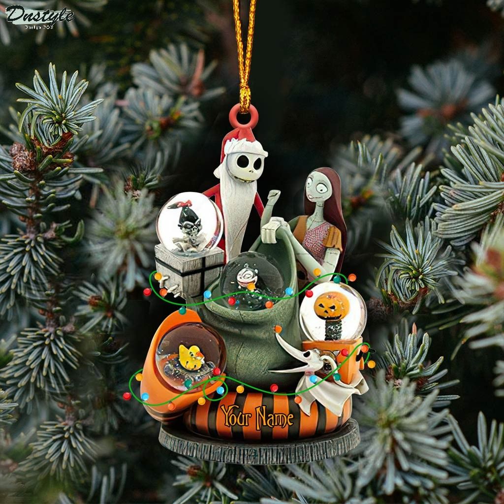 The nightmare before christmas personalized ornament 1