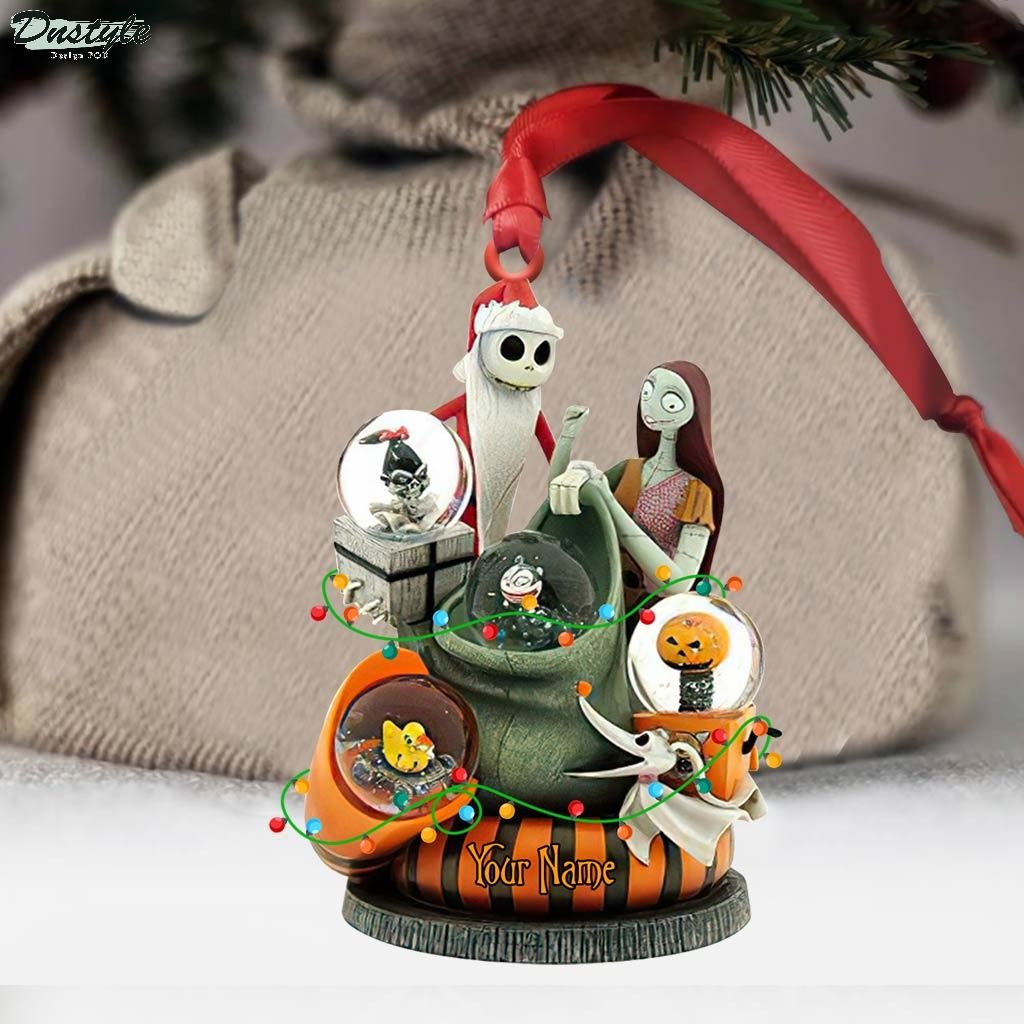 The nightmare before christmas personalized ornament 2