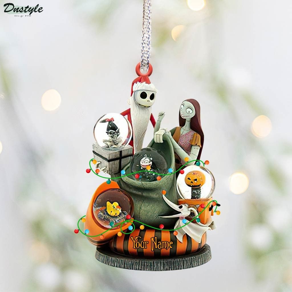 The nightmare before christmas personalized ornament 3