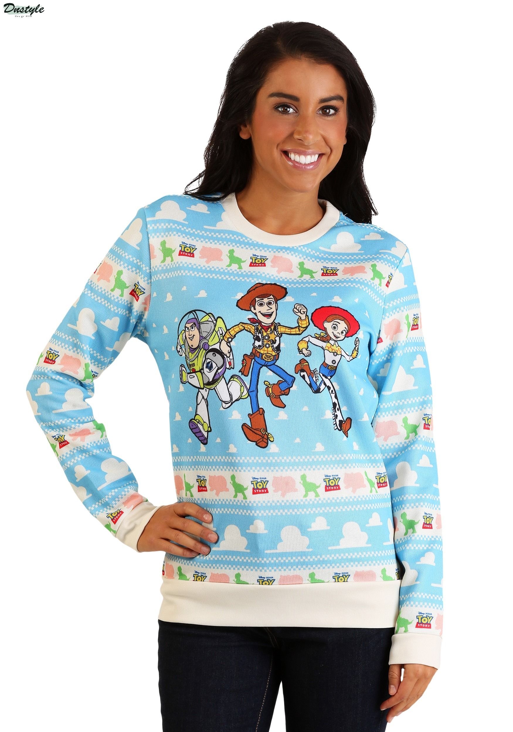 Toy Story Light Blue Ugly Christmas Sweater 2