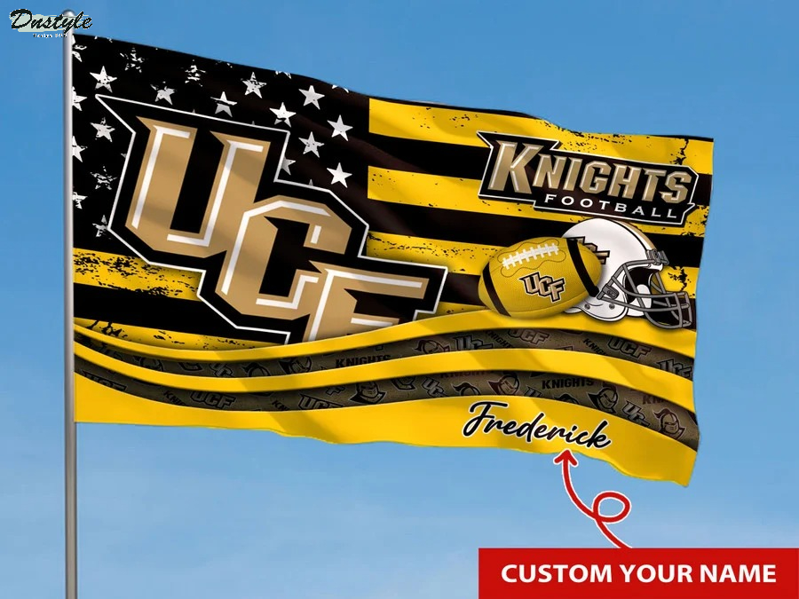 UCF knights NCAA custom name flag