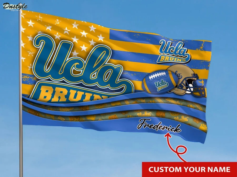 Ucla bruins NCAA custom name flag