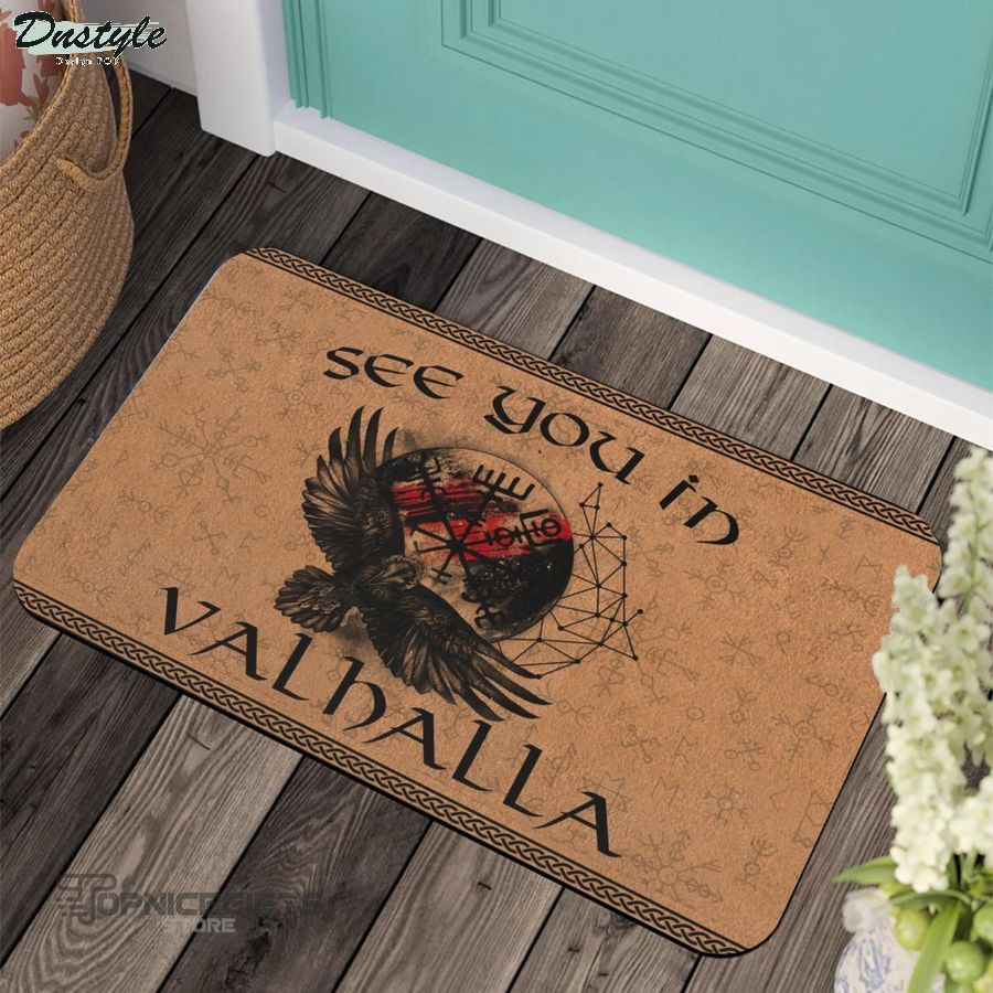 Viking see you in valhalla doormat