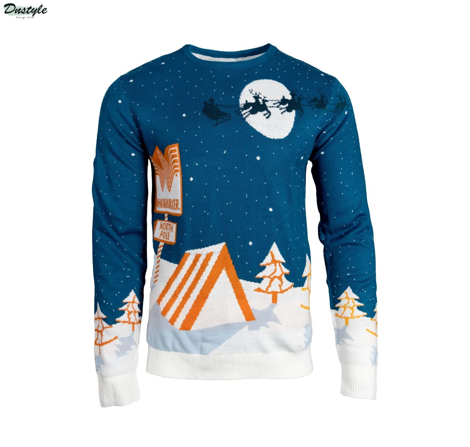 Whataburger north pole ugly christmas sweater