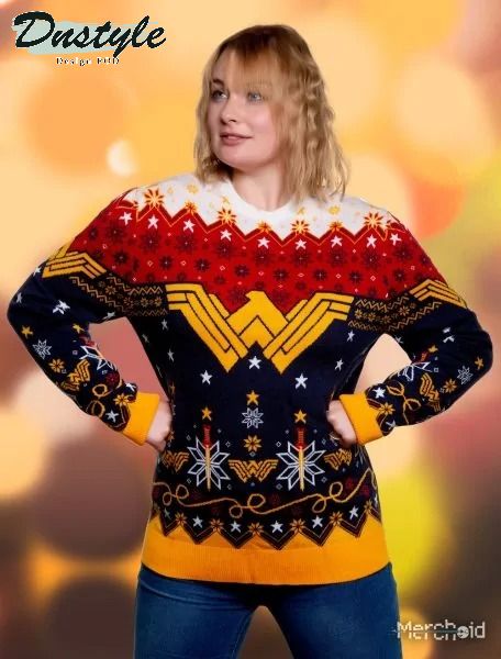 Wonder Woman A Wonderful Ugly Christmas Sweater