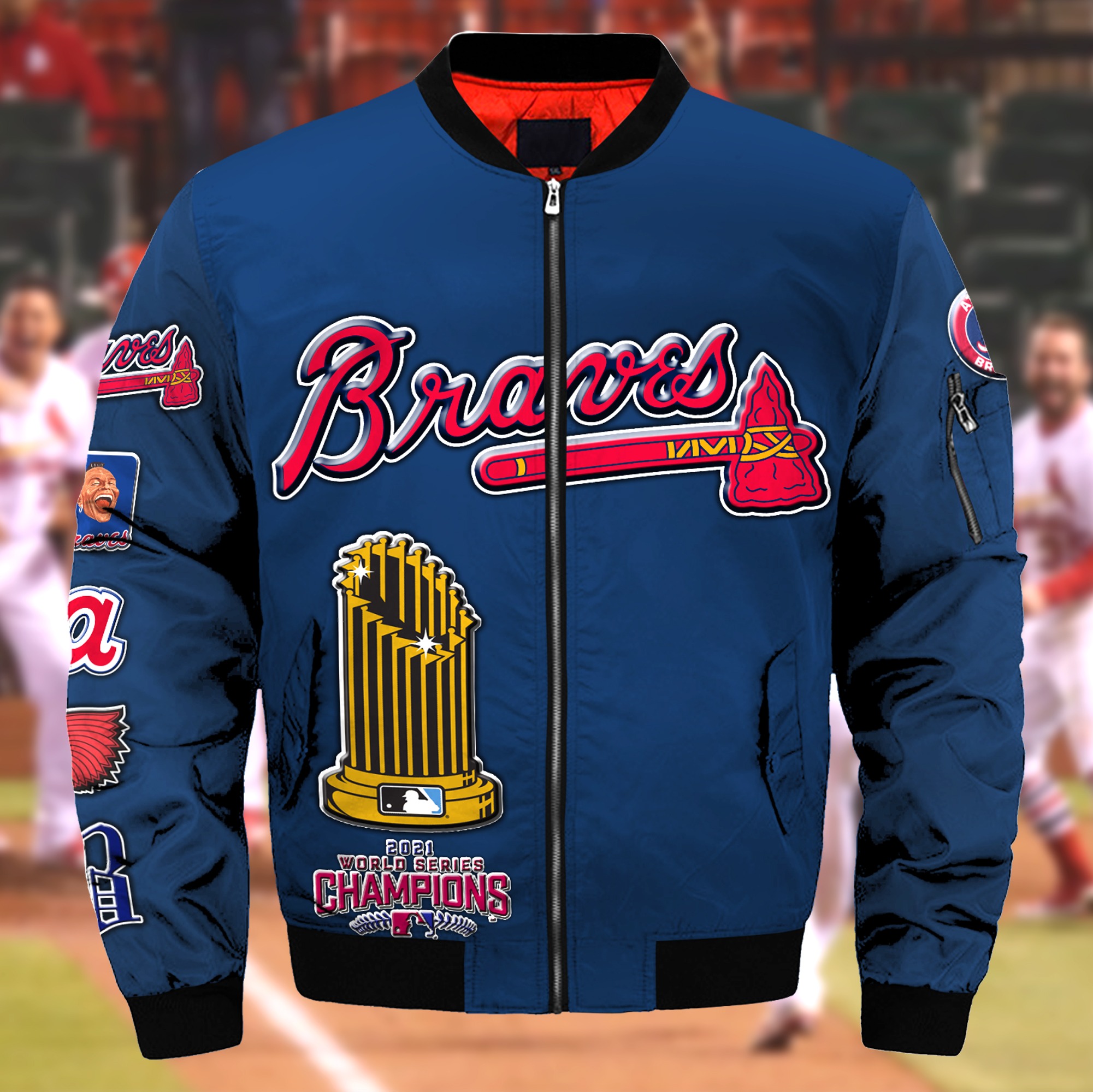 Atlanta Braves World Series 2021 Champions Bomber Jacket