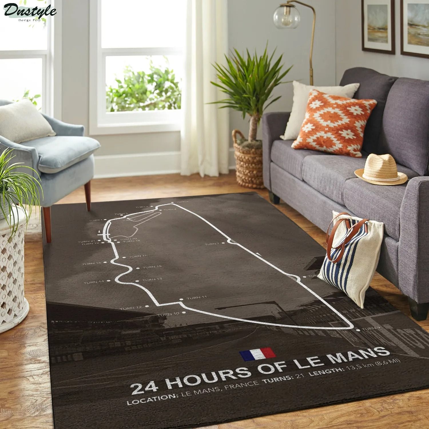 24 hours of le mans track rug