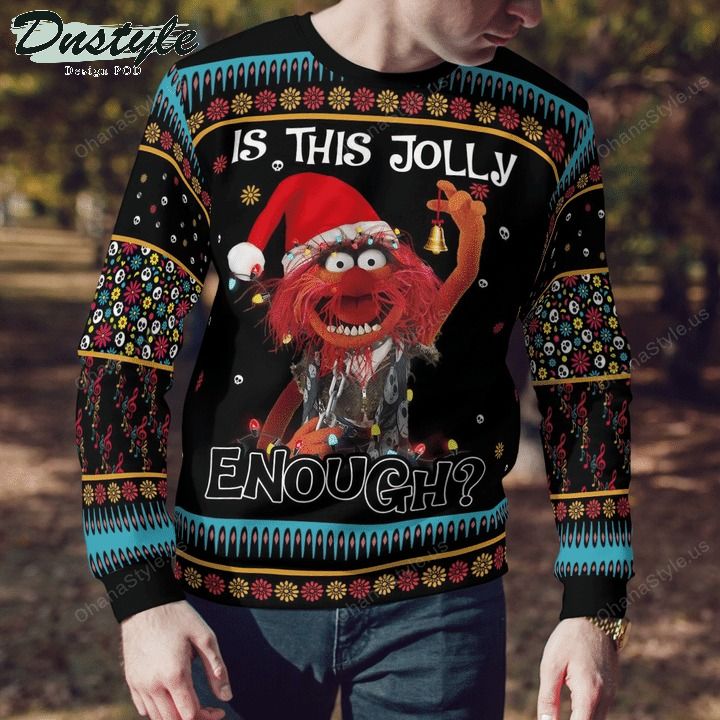 Animal muppet is this jolly enough ugly christmas sweater 1