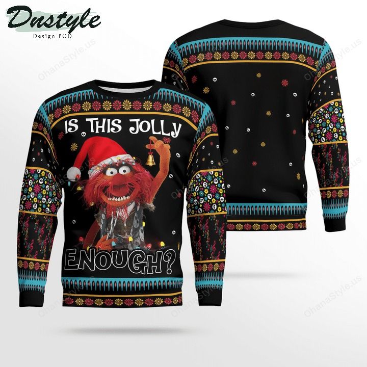 Animal muppet is this jolly enough ugly christmas sweater