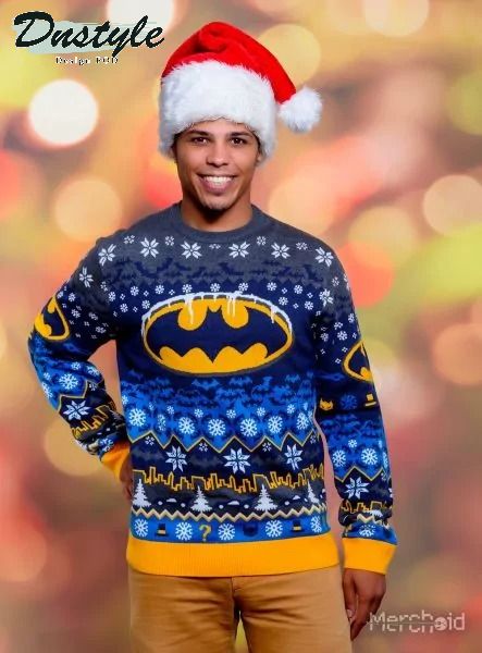 Batman Seasons Beatings Ugly Christmas Sweater 1