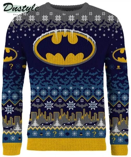 Batman Seasons Beatings Ugly Christmas Sweater