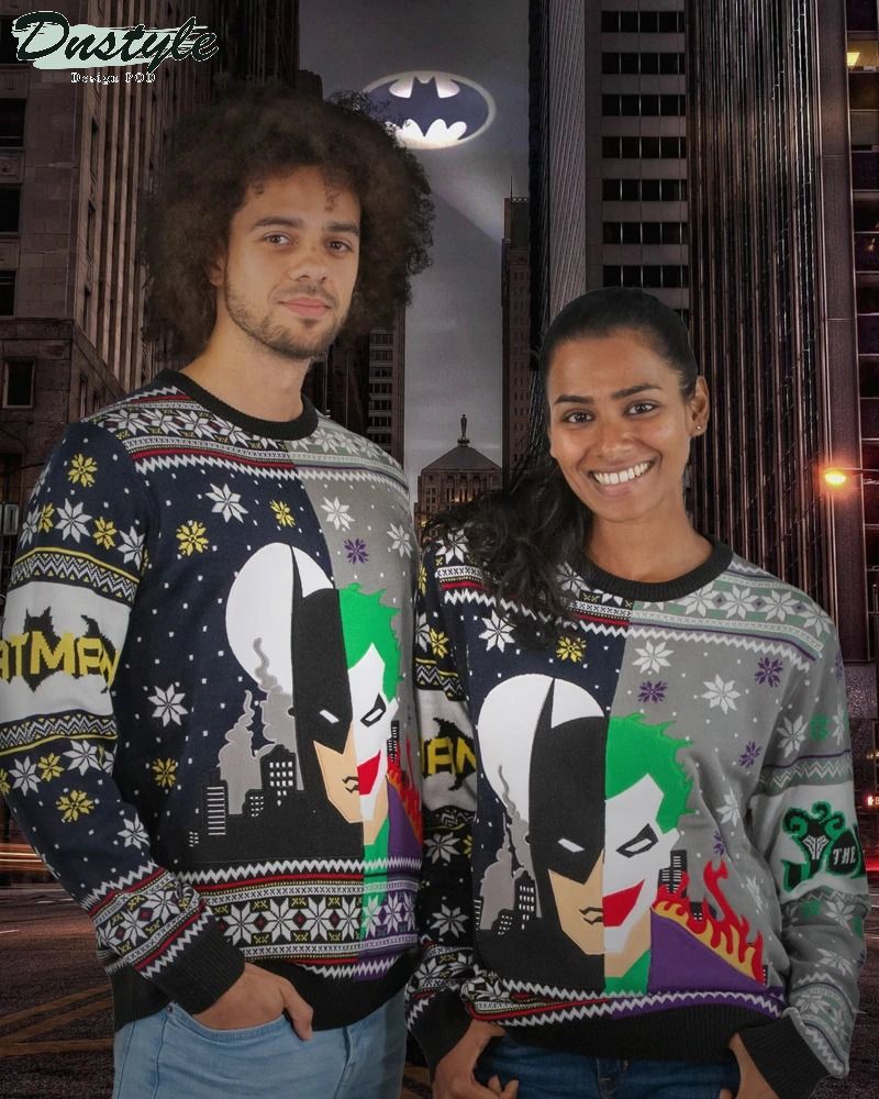 Batman Vs Joker Ugly Sweater 1