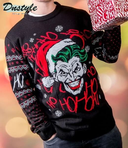 Batman joker ugly christmas sweater 2
