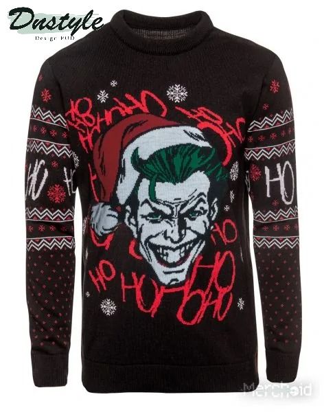 Batman joker ugly christmas sweater
